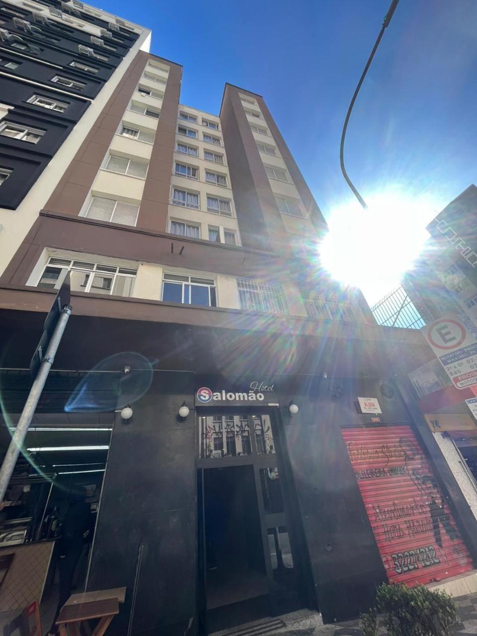 Hotel Salomao - Proximo A 25 De Marco, Bom Retiro, Bras E Rua Santa Efigenia, A 2 Minutos Do Mirante Sampa Sky E Pista De Skate Anhangabau São Paulo Exterior photo
